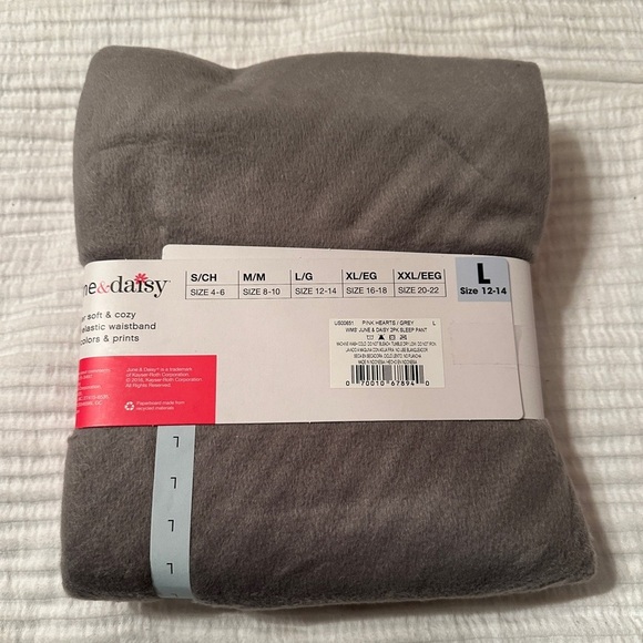 June & Daisy 2 Pack Pajama Pants - NWT - Size L - Picture 3 of 7